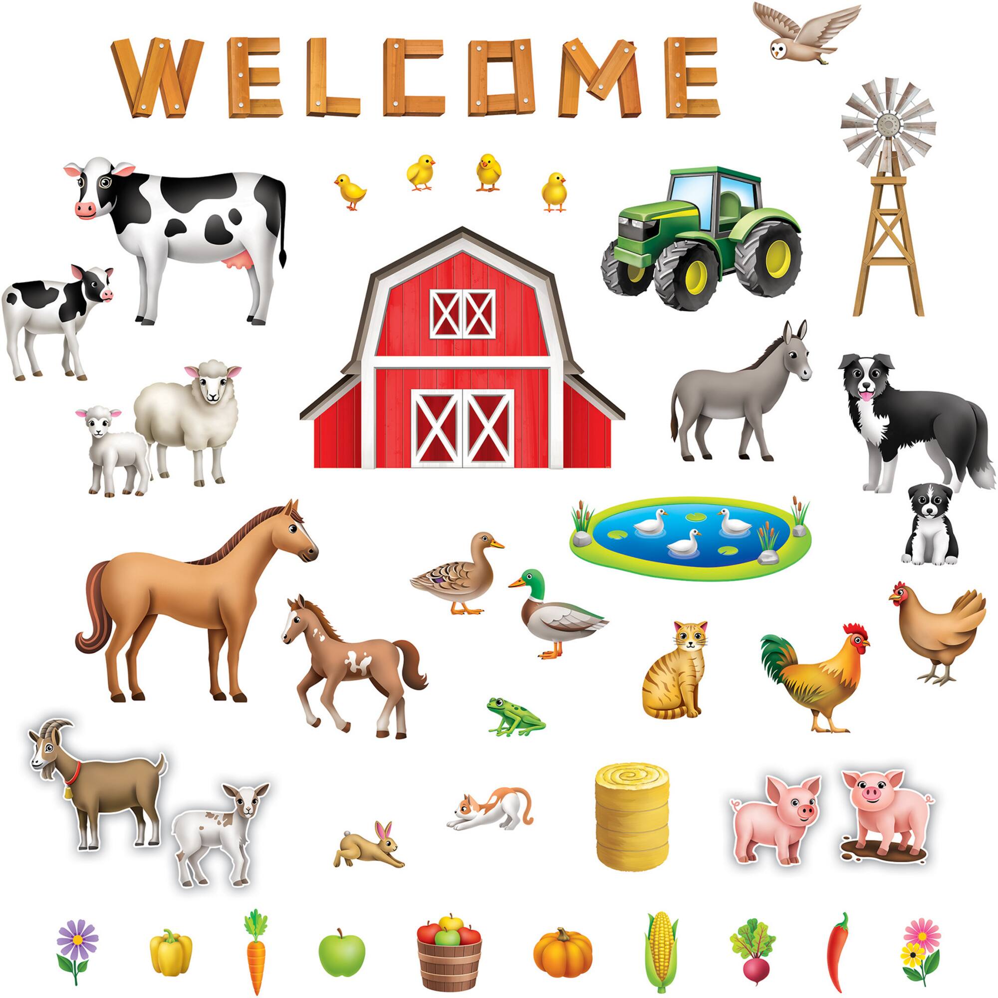 Teacher Created Resources® The Farm Bulletin Board Set